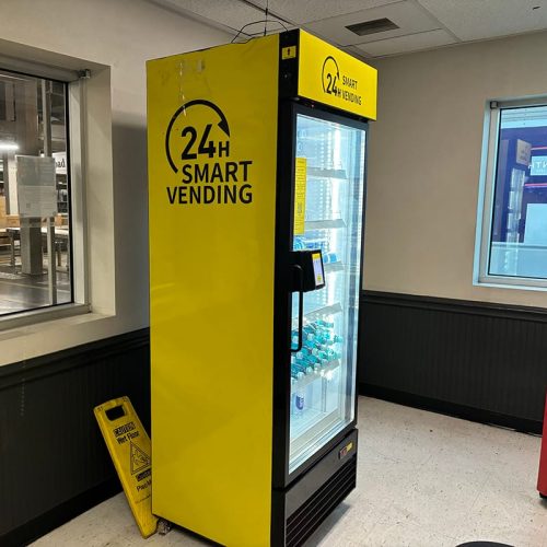 ai smart cooler vending machine